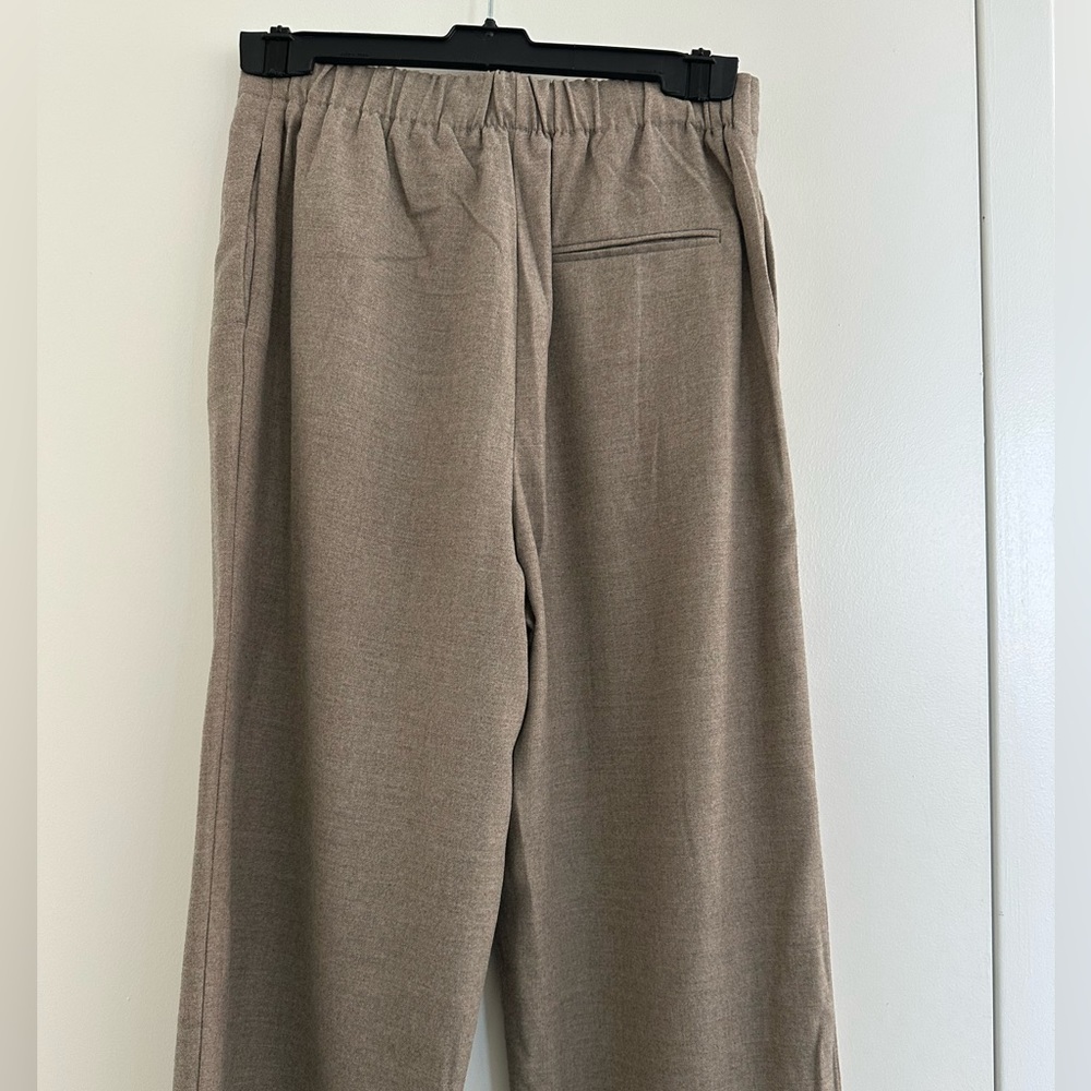 Mango Taupe Drawstring Pants - Picture 4 of 4